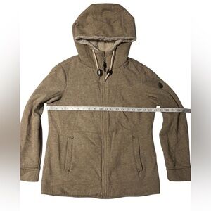1 Madison Beige Hooded Jacket